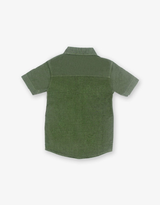 Solid Bottel green shirt